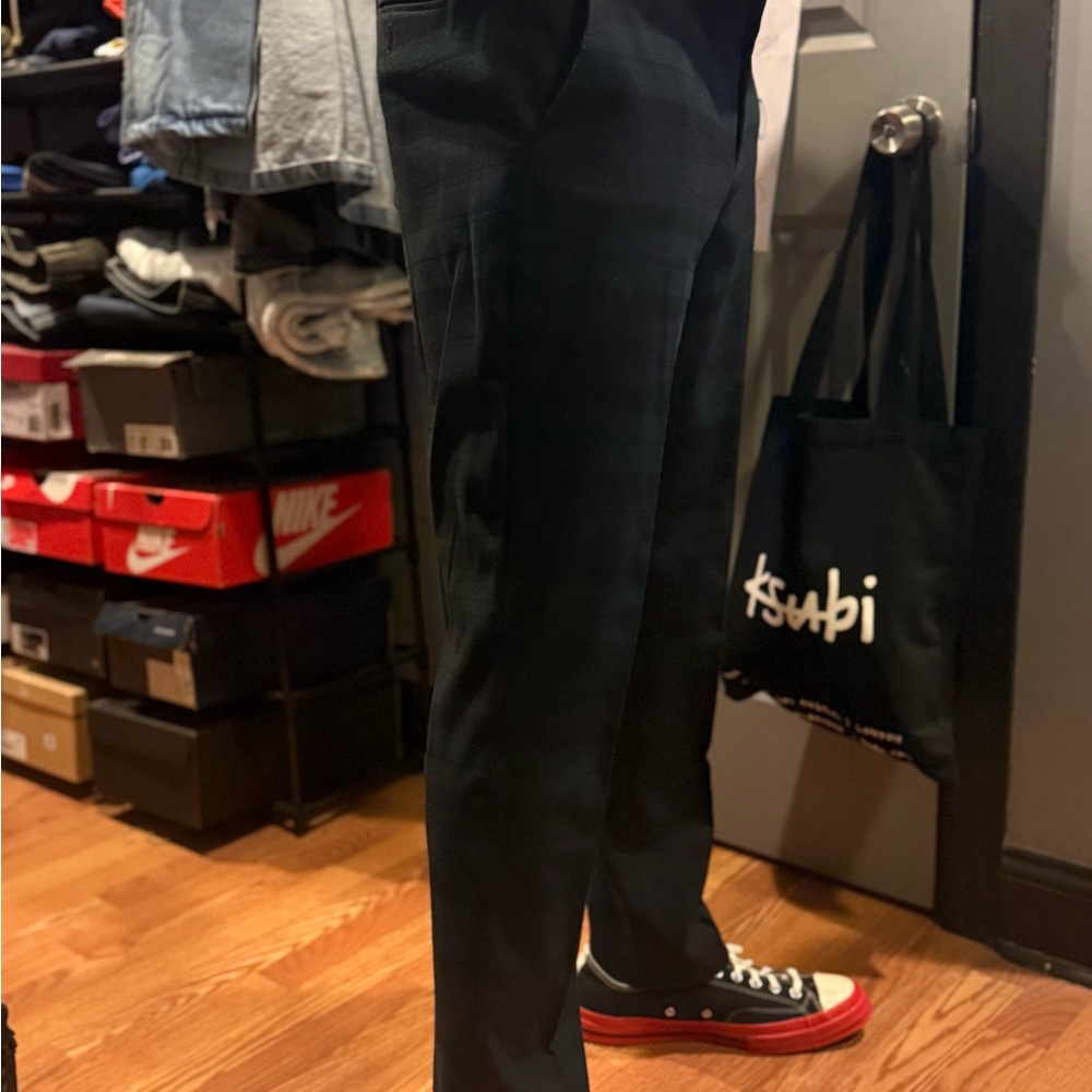Express Men's Charcoal Slim Pants